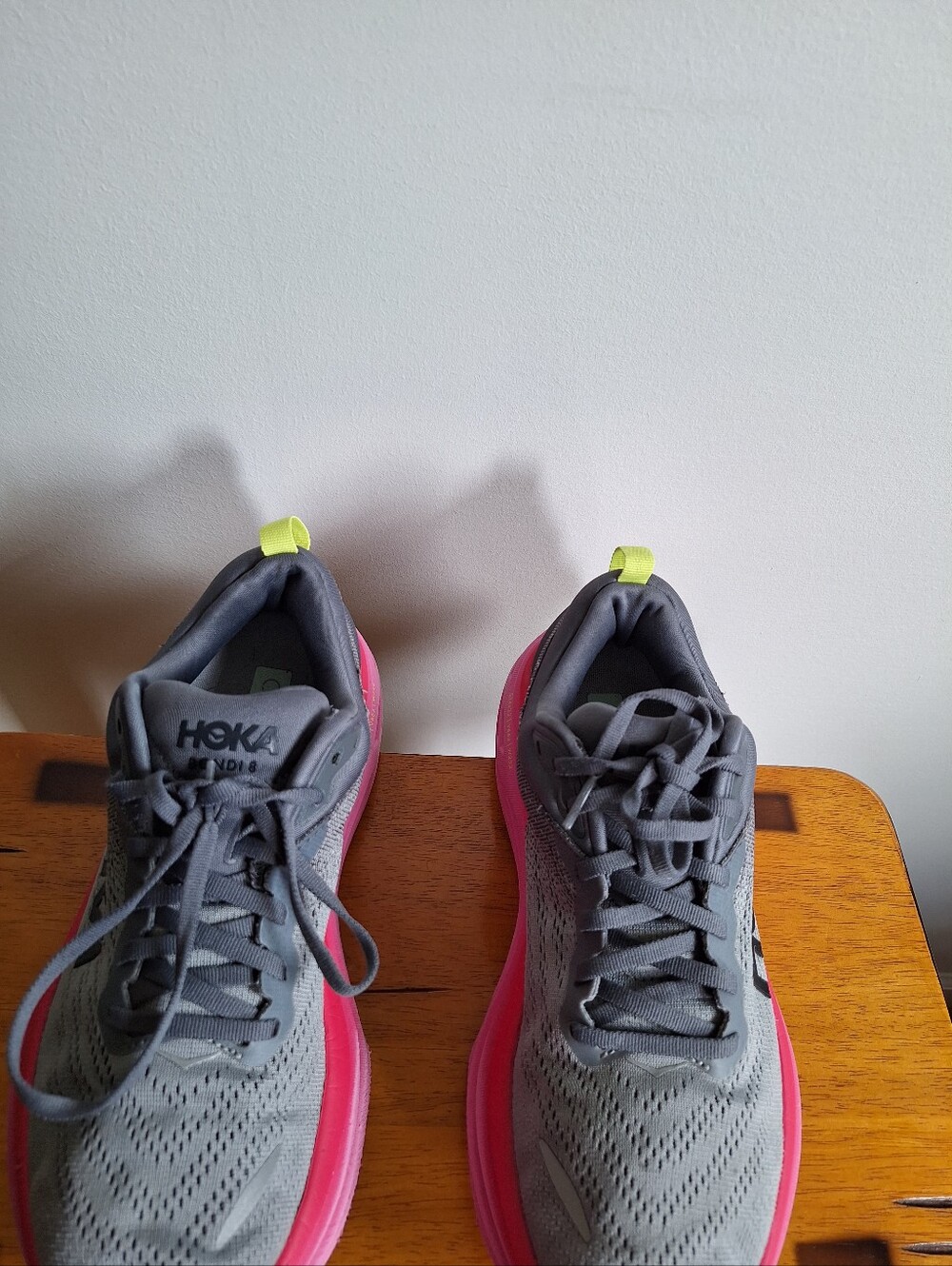 Hoka Bondi 8 Women's Castlerock Strawberry Size 8.5B - Picture 6 of 14